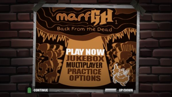 marfGH Volume 1's main menu