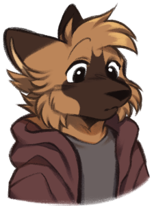 German shepherd Kevin looking bewildered
